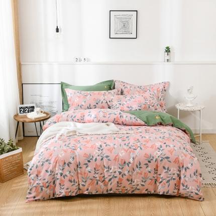 91家纺网 家纺一手货源 找家纺 （总）星期三家纺 2019新款全棉活性四件套（加老板微信有会员价）