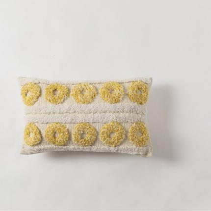 91家纺网 家纺一手货源 找家纺 918家纺 2021丹吉尔ins波西米亚风情簇绒抱枕丹吉尔D