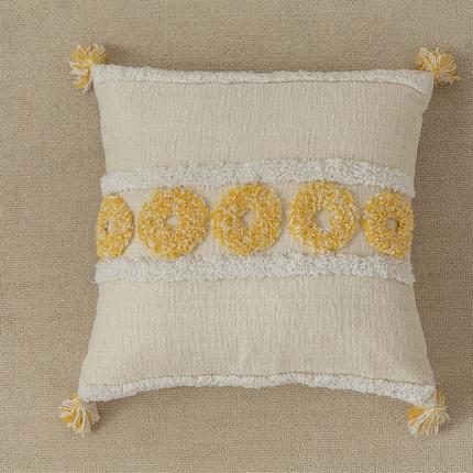 91家纺网 家纺一手货源 找家纺 918家纺 2021新款ins波西米亚风簇绒抱枕 A款