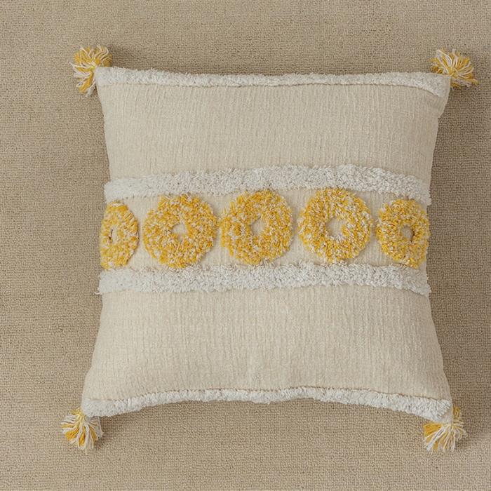 91家纺网 家纺一手货源 找家纺 （总）918家纺 2021新款ins波西米亚风簇绒抱枕