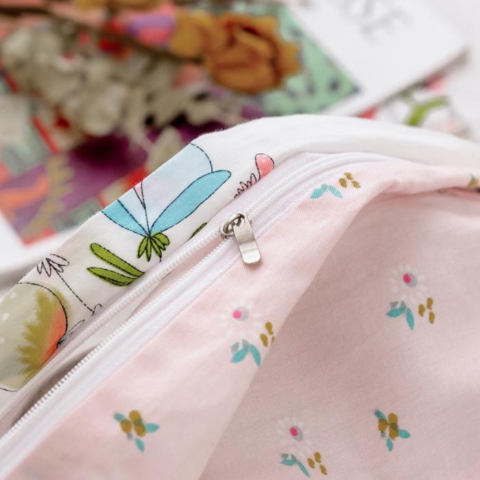 91家纺网 家纺一手货源 找家纺 沐棉家居 2019新款13370全棉小碎花四件套棚拍 浪漫满屋