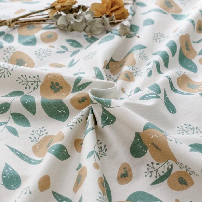 91家纺网 家纺一手货源 找家纺 沐棉家居 2019新款13370全棉小碎花四件套棚拍 木棉花