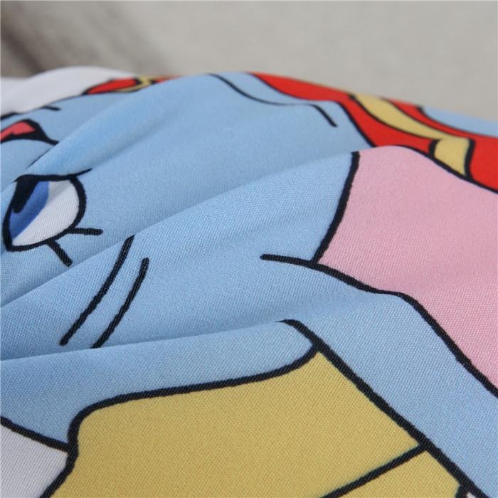 91家纺网 家纺一手货源 找家纺 天意美 磨毛小飞象枕46x72cm一只