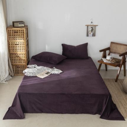 91家纺网 家纺一手货源 找家纺 （总）例外Home 2023新款日式良品天鹅绒单床单