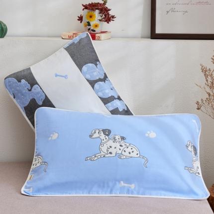 91家纺网 家纺一手货源 找家纺 （总）朴尔全棉一对装成人情侣婴童单人学生男全棉六层纱布枕巾