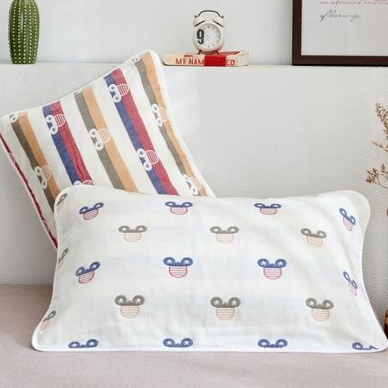 91家纺网 家纺一手货源 找家纺 （总）朴尔全棉一对装成人情侣婴童单人学生男全棉六层纱布枕巾