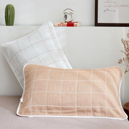 91家纺网 家纺一手货源 找家纺 （总）朴尔全棉一对装成人情侣婴童单人学生男全棉六层纱布枕巾