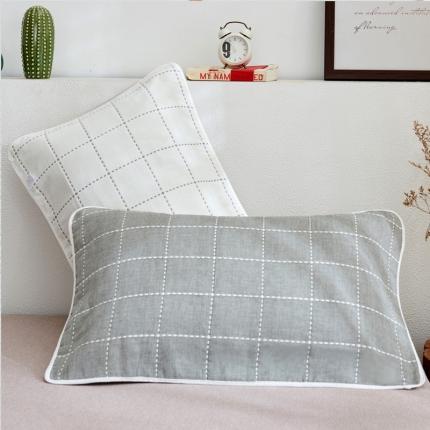 91家纺网 家纺一手货源 找家纺 （总）朴尔全棉一对装成人情侣婴童单人学生男全棉六层纱布枕巾