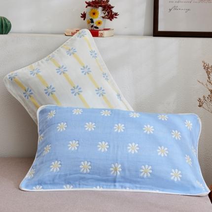 91家纺网 家纺一手货源 找家纺 （总）朴尔全棉一对装成人情侣婴童单人学生男全棉六层纱布枕巾