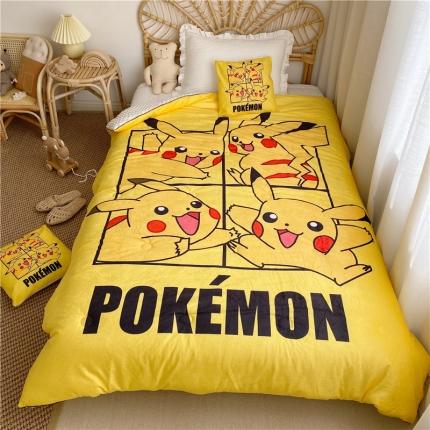 （总）星期八 2019皮卡丘系列豆豆被（无模特图）