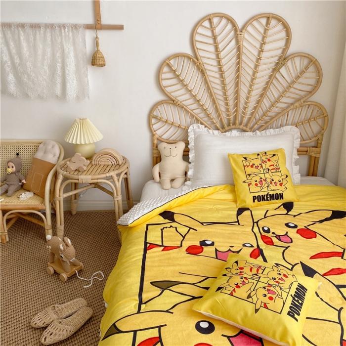 91家纺网 家纺一手货源 找家纺 （总）星期八 2019皮卡丘系列豆豆被（无模特图）