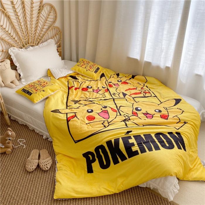 91家纺网 家纺一手货源 找家纺 星期八 2019皮卡丘系列豆豆被（无模特图） 皮卡丘2
