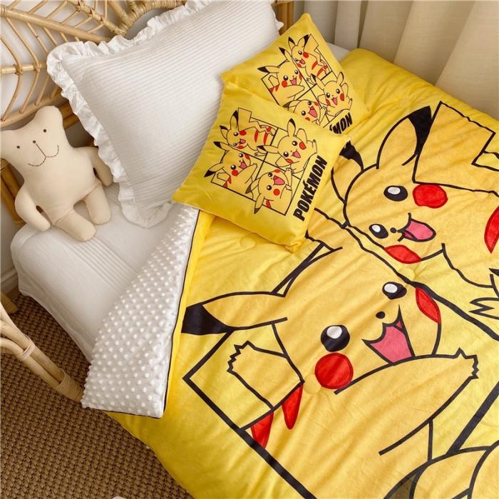 91家纺网 家纺一手货源 找家纺 星期八 2019皮卡丘系列豆豆被（无模特图） 皮卡丘2