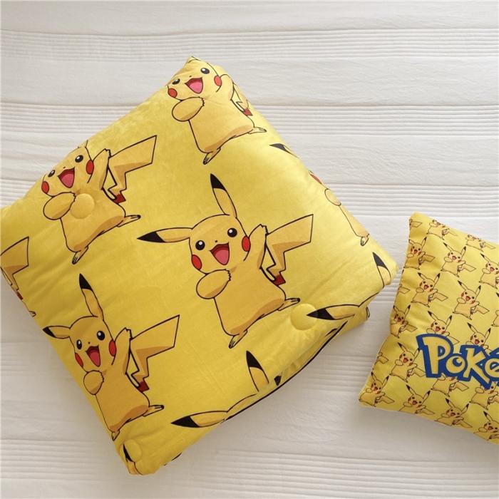 91家纺网 家纺一手货源 找家纺 星期八 2019皮卡丘系列豆豆被（无模特图） 皮卡丘3