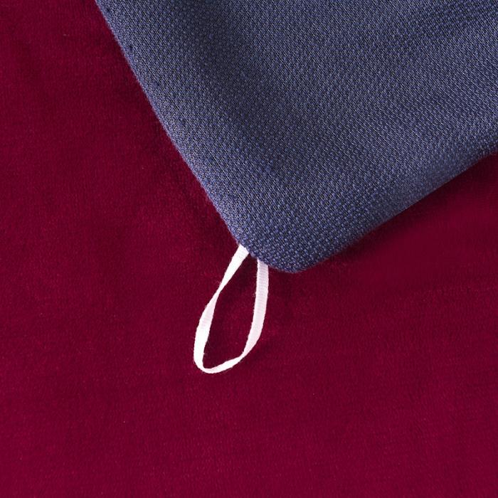 91家纺网 家纺一手货源 找家纺 朗莎家纺 2019新款加厚保暖羊羔绒四件套单品单被套床单 藏青