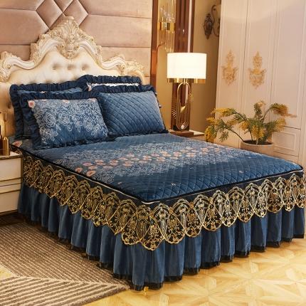 91家纺网 家纺一手货源 找家纺 （总）情恒家纺 2025水晶绒印花单床裙单被套单枕套