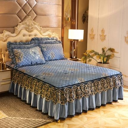 91家纺网 家纺一手货源 找家纺 （总）情恒家纺 2025水晶绒印花单床裙单被套单枕套