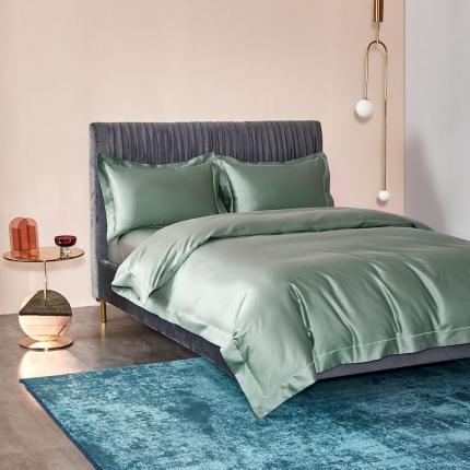 91家纺网 家纺一手货源 找家纺 （总）涞澳 2019新款100支素色双股匹马棉四件套