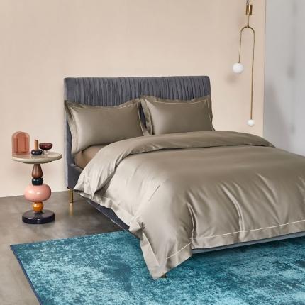 91家纺网 家纺一手货源 找家纺 （总）涞澳 2019新款100支素色双股匹马棉四件套