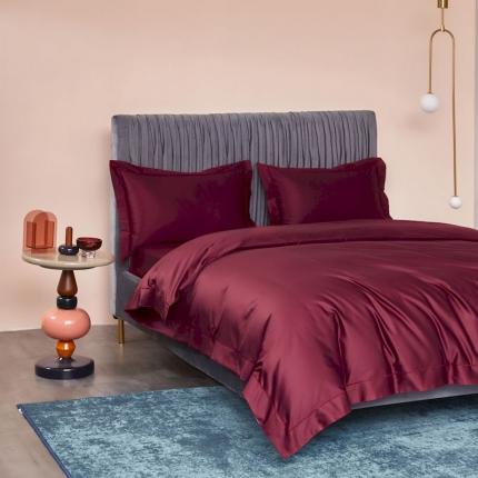 91家纺网 家纺一手货源 找家纺 （总）涞澳 2019新款100支素色双股匹马棉四件套