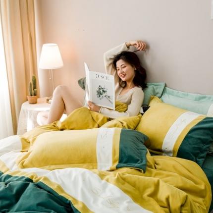 91家纺网 家纺一手货源 找家纺 （总）涞澳 2019新款美绒系列四件套