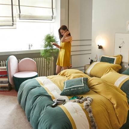 91家纺网 家纺一手货源 找家纺 （总）涞澳 2019新款美绒系列四件套