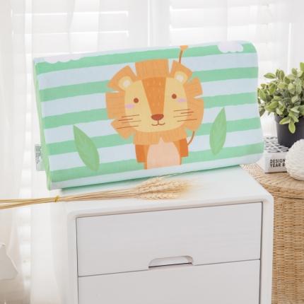 91家纺网 家纺一手货源 找家纺 乐秀家纺 2019新款超柔水晶绒乳胶枕 卡通狮子