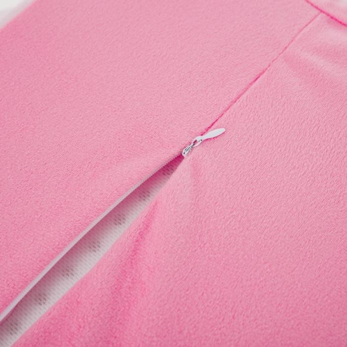 91家纺网 家纺一手货源 找家纺 乐秀家纺 2019新款超柔水晶绒乳胶枕 微萌小兔