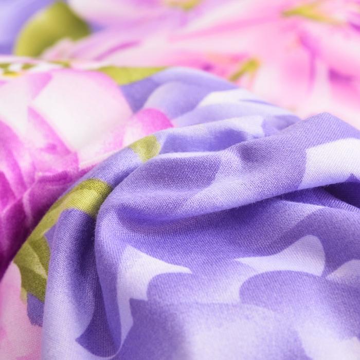 91家纺网 家纺一手货源 找家纺 梦柏家纺 2019新款加厚磨毛小版四件套床裙款 爱的花海