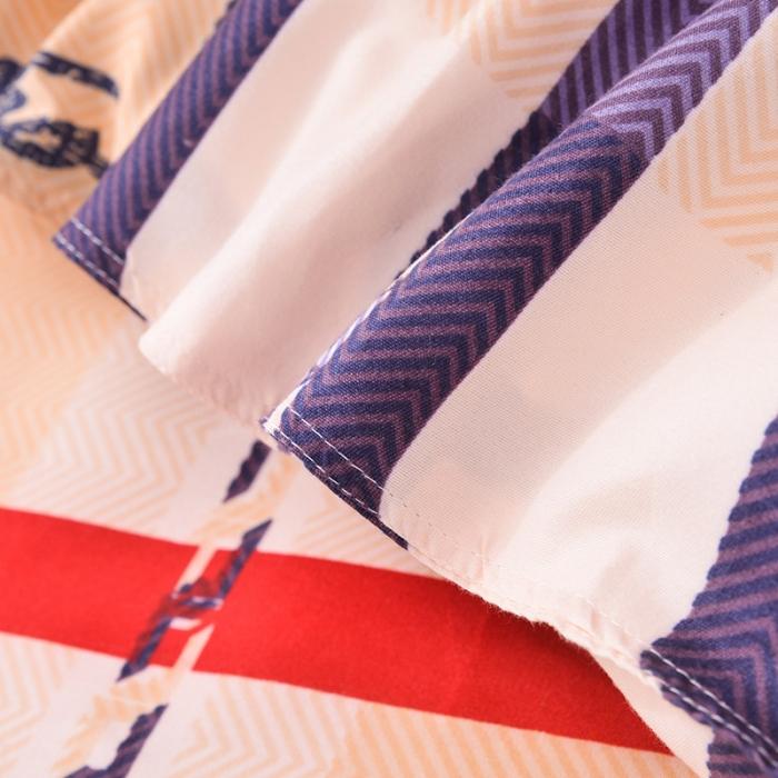 91家纺网 家纺一手货源 找家纺 梦柏家纺 2019新款加厚磨毛小版四件套床裙款 爱马仕格