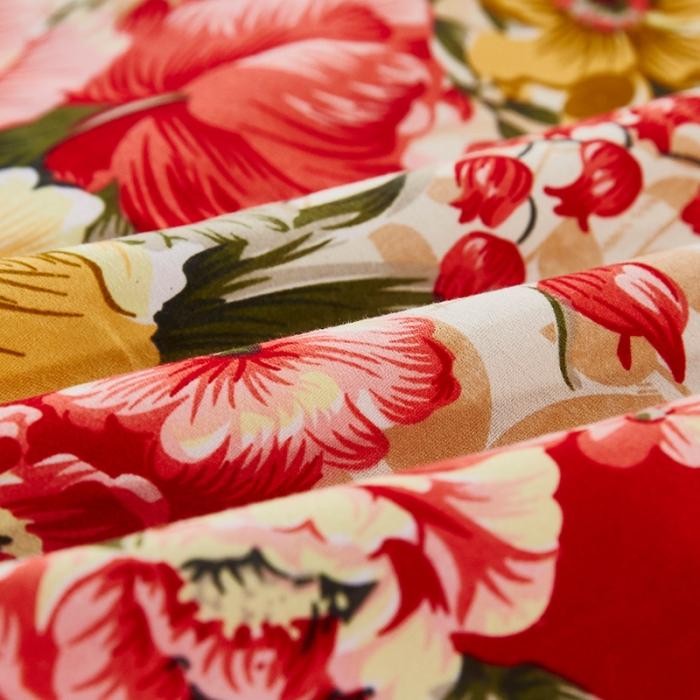 91家纺网 家纺一手货源 找家纺 梦柏家纺 2019新款加厚磨毛小版四件套床裙款 东方情致