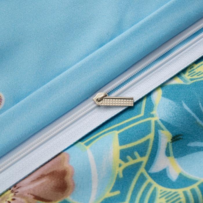 91家纺网 家纺一手货源 找家纺 梦柏家纺 2019新款加厚磨毛小版四件套床裙款 妩媚花王-兰