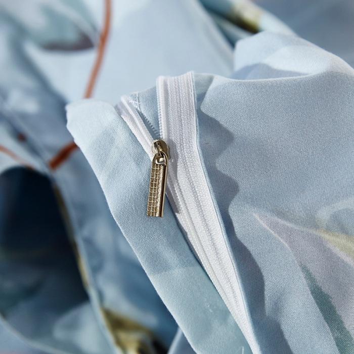 91家纺网 家纺一手货源 找家纺 梦柏家纺 2019新款加厚磨毛小版四件套床裙款 夏花红屿