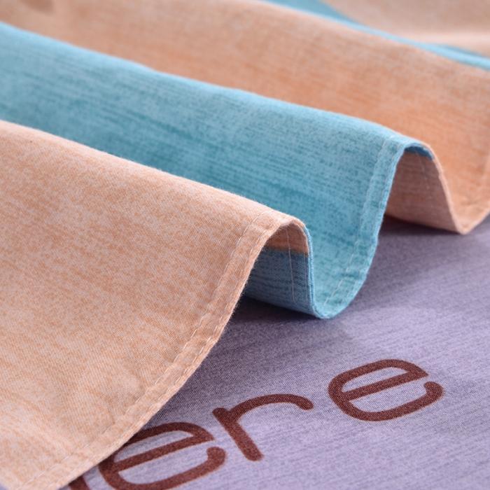 91家纺网 家纺一手货源 找家纺 梦柏家纺 2019新款加厚磨毛小版四件套床裙款 炫彩礼物