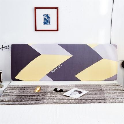 91家纺网 家纺一手货源 找家纺 （总）共鸣 2022新款牛奶丝印花系列床头罩