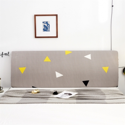 91家纺网 家纺一手货源 找家纺 （总）共鸣 2022新款牛奶丝印花系列床头罩