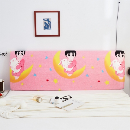 91家纺网 家纺一手货源 找家纺 （总）共鸣 2022新款牛奶丝印花系列床头罩