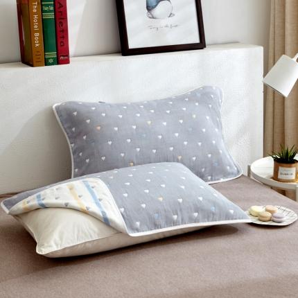 91家纺网 家纺一手货源 找家纺 （总）朴尔全棉一对装成人情侣婴童单人学生男全棉六层纱布枕巾