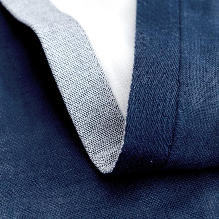 91家纺网 家纺一手货源 找家纺 朴尔 2019新款四层纱布大版花枕巾 50*80 鲸鱼-藏青