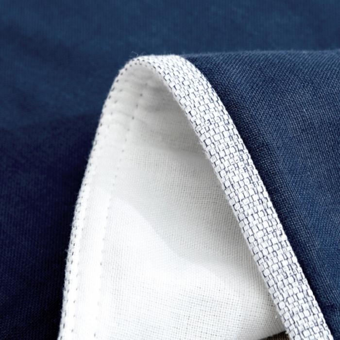 91家纺网 家纺一手货源 找家纺 朴尔 2019新款四层纱布大版花枕巾 50*80 鲸鱼-藏青