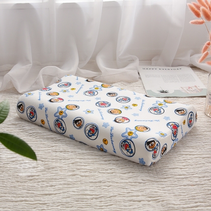 91家纺网 家纺一手货源 找家纺 网红儿童乳胶枕头促销泰国学生乳胶枕芯1-3-8-12岁护颈枕