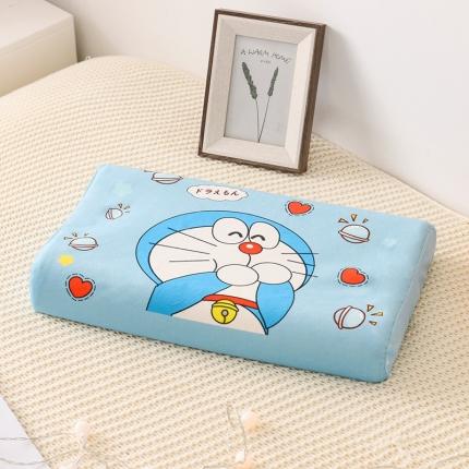 萌番宝 2020新款冬季新款宝宝绒天然乳胶枕 叮当猫