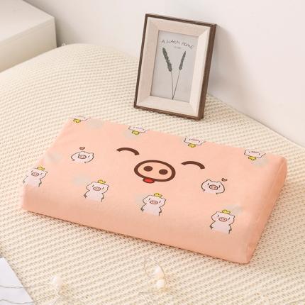 萌番宝 2020新款冬季新款宝宝绒天然乳胶枕 猪猪