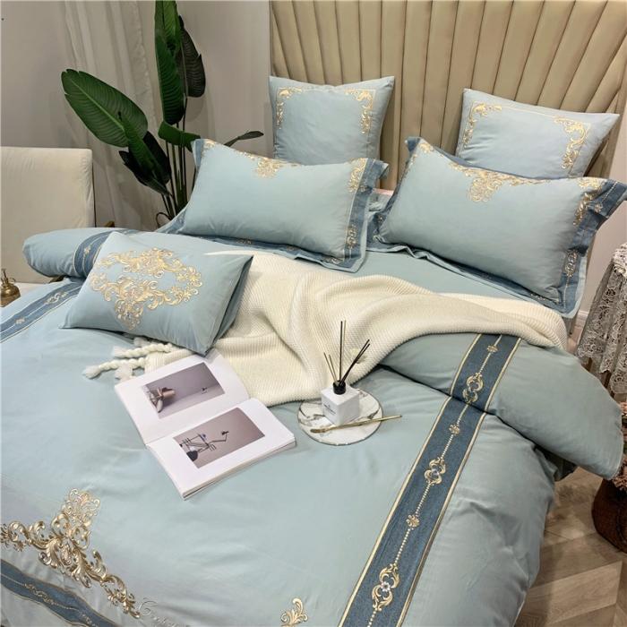 91家纺网 家纺一手货源 找家纺 （总）馨蕊家居 2021新款60磨毛绣花四件套