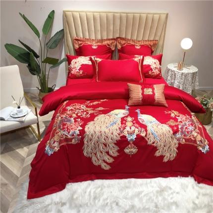 91家纺网 家纺一手货源 找家纺 （总）馨蕊家居 2021新款100支高端婚庆四件套