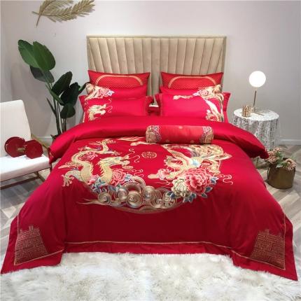 （总）馨蕊家居 2021新款100支高端婚庆四件套