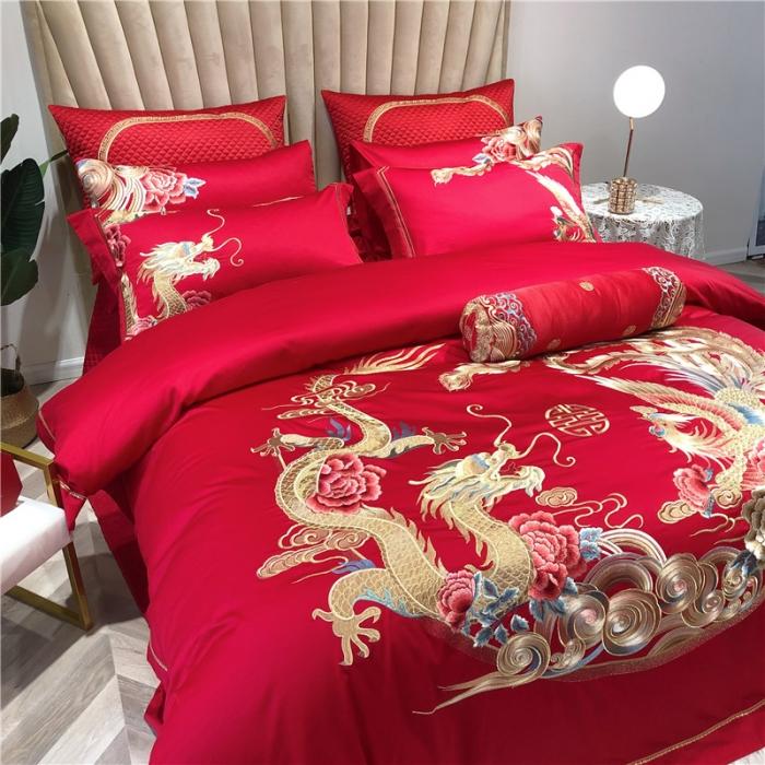 91家纺网 家纺一手货源 找家纺 （总）馨蕊家居 2021新款100支高端婚庆四件套