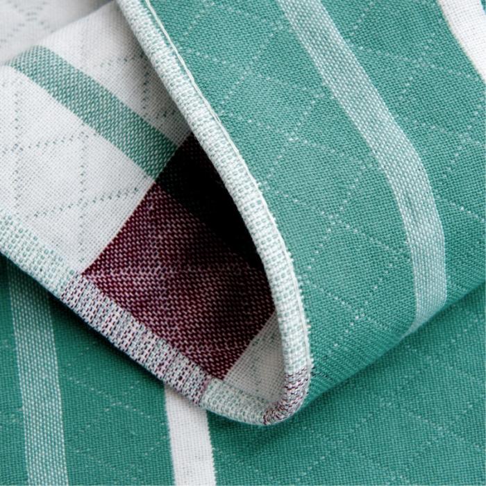 91家纺网 家纺一手货源 找家纺 朴尔三层纱布枕巾一对装全棉柔软透气加厚情侣成人枕巾小星星绿