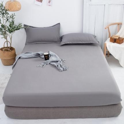 91家纺网 家纺一手货源 找家纺 贝拉梦 芦荟棉纯色单品床笠 银灰