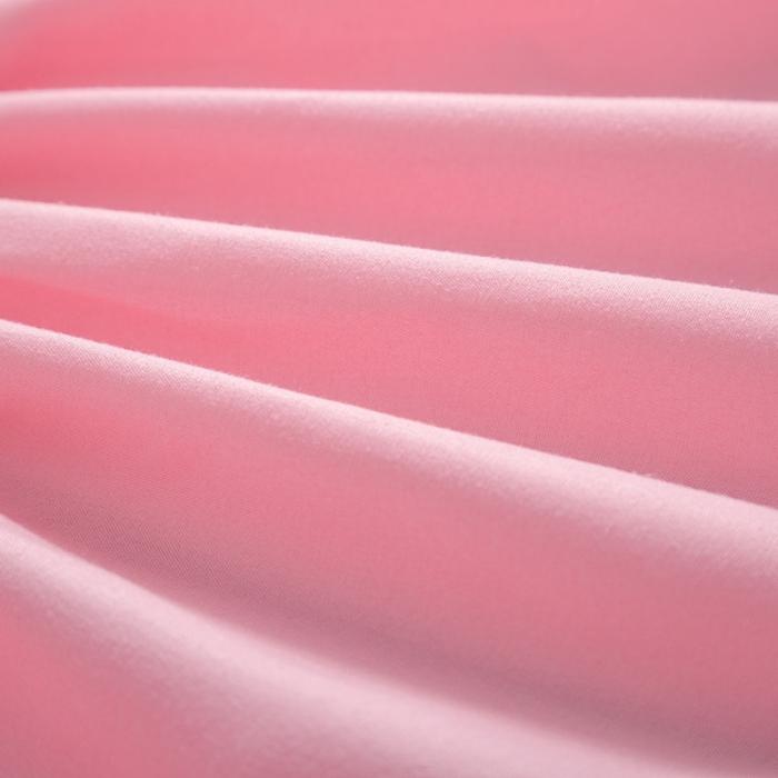 91家纺网 家纺一手货源 找家纺 贝拉梦 芦荟棉纯色单品床笠 粉玉